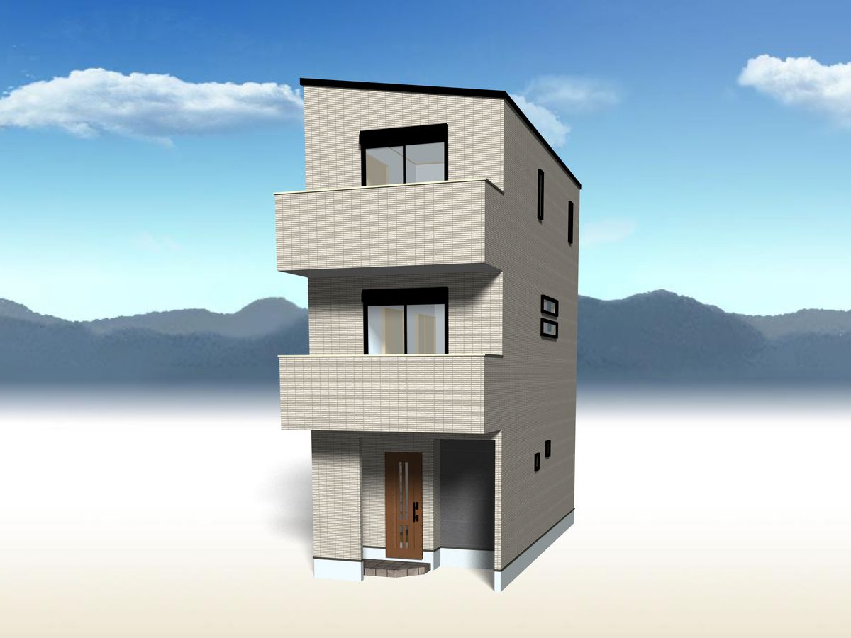千里山西6丁目 新築戸建 外観パース図 外観パース図