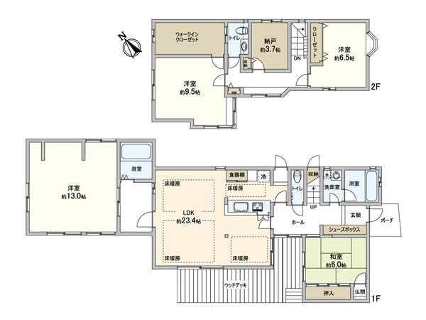 佐竹台4丁目 中古戸建 間取図(平面図) 佐竹台4丁目 中古戸建 間取図(平面図)