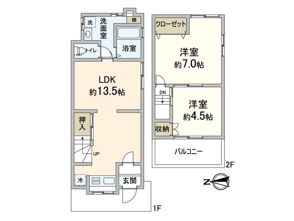 吹田市千里山西6丁目 テラス 間取図(平面図) 吹田市千里山西6丁目 テラス 間取図(平面図)