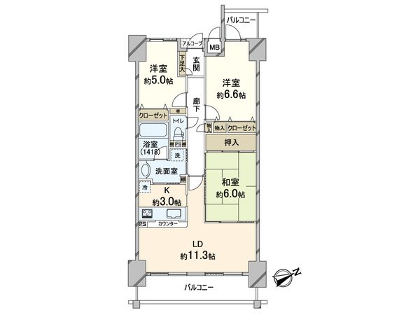 千里山西アーバンコンフォート 間取図(平面図) 千里山西アーバンコンフォート 間取図(平面図)