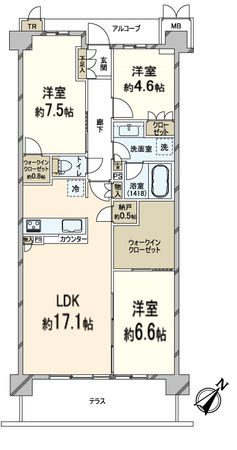 間取図(平面図)