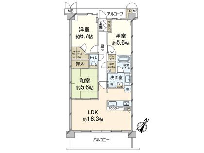 間取図(平面図)
