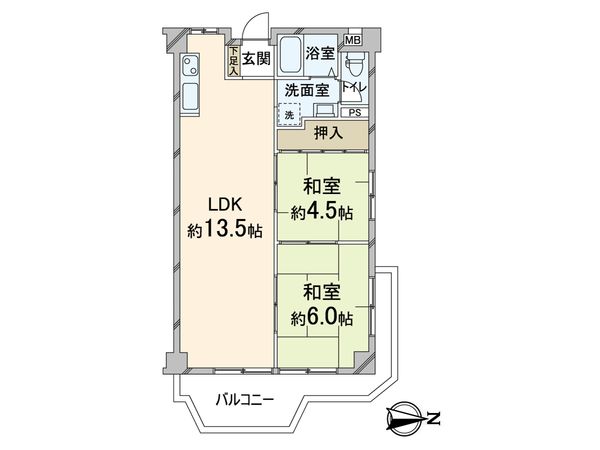 千里山パレス 間取図(平面図) 千里山パレス 間取図(平面図)