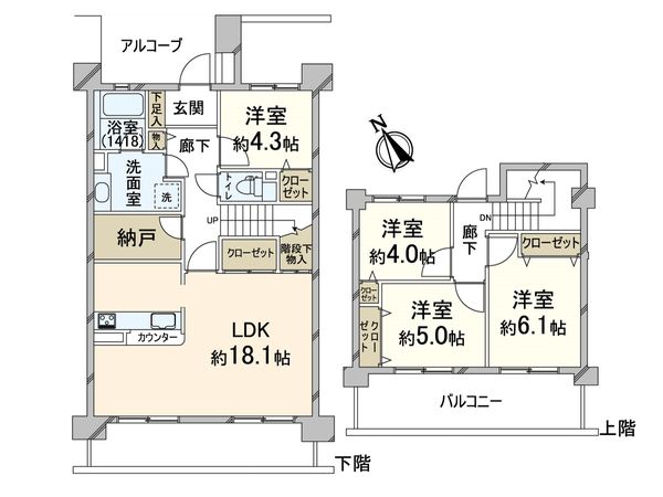 パインフィールド緑地公園 間取図(平面図)