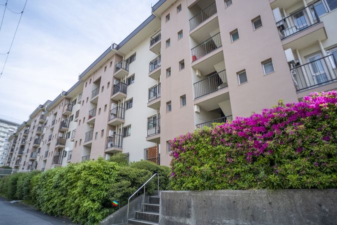 千里山田A団地 外観