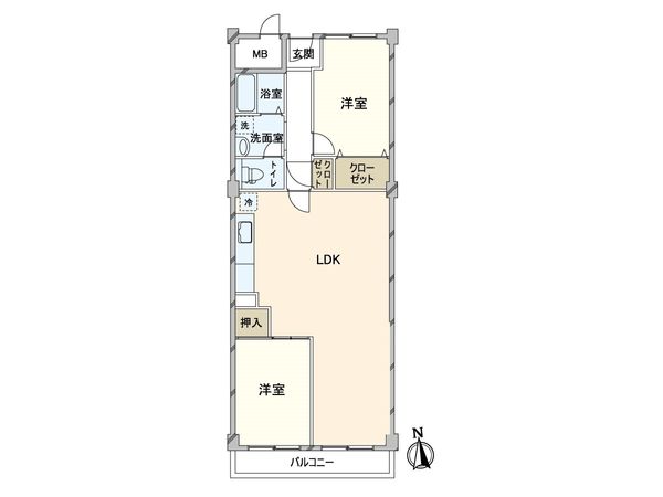 関大前スカイハイツ 間取図(平面図) 間取図(平面図)