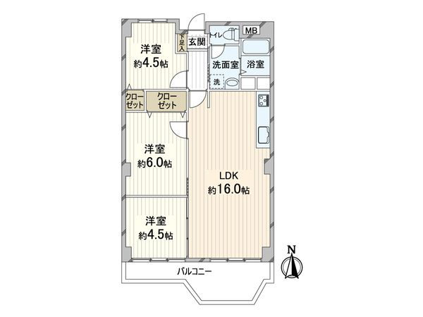 千里山パレス 間取図(平面図) 間取図(平面図)