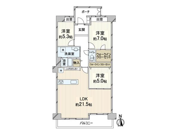 ローレルコート南千里 間取図(平面図) ローレルコート南千里 間取図(平面図)