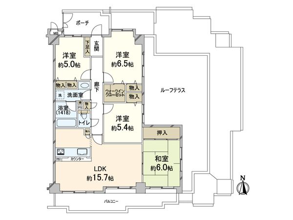 ヴィルヌーブ緑地公園 間取図(平面図) ヴィルヌーブ緑地公園 間取図(平面図)