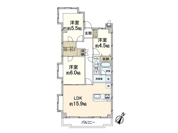エンゼルハイム千里山 間取図(平面図) エンゼルハイム千里山 間取図(平面図)
