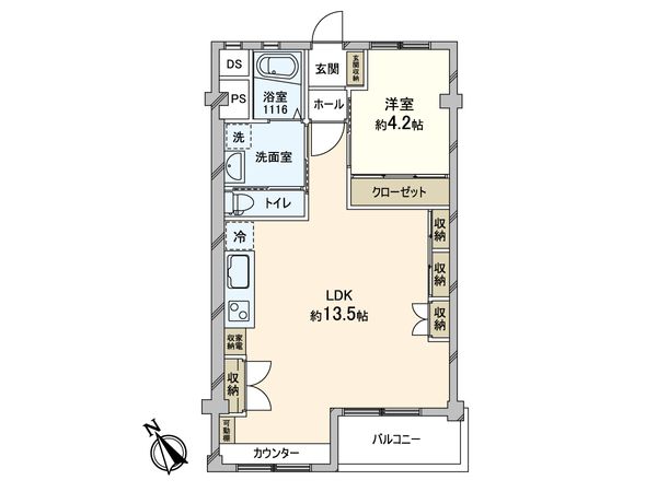南千里第二コーポラス A棟 間取図(平面図) 間取図(平面図)