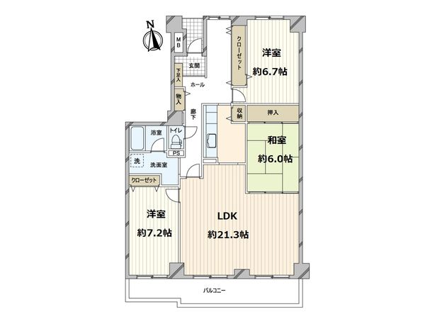 千里南パークマンション 間取図(平面図) 千里南パークマンション 間取図(平面図)