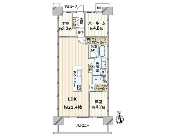 シエリアシティ千里山 間取図(平面図) シエリアシティ千里山 間取図(平面図)