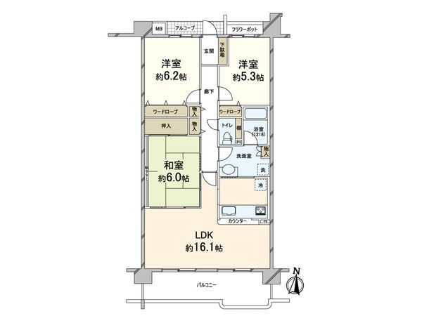 間取図(平面図)