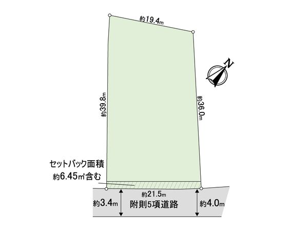 大阪市東淀川区菅原2丁目 土地 区画図 大阪市東淀川区菅原2丁目 土地 区画図