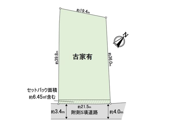 大阪市東淀川区菅原2丁目 土地 区画図 大阪市東淀川区菅原2丁目 土地 区画図