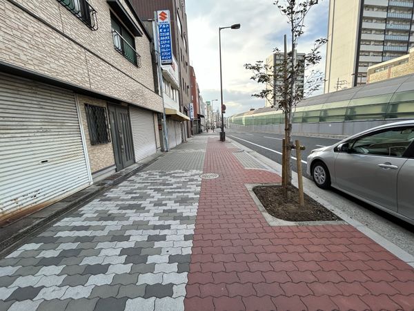 大阪市西区九条南3丁目 土地 前面道路含む外観