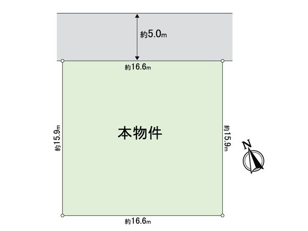 淀川区田川1丁目 土地 区画図 区画図
