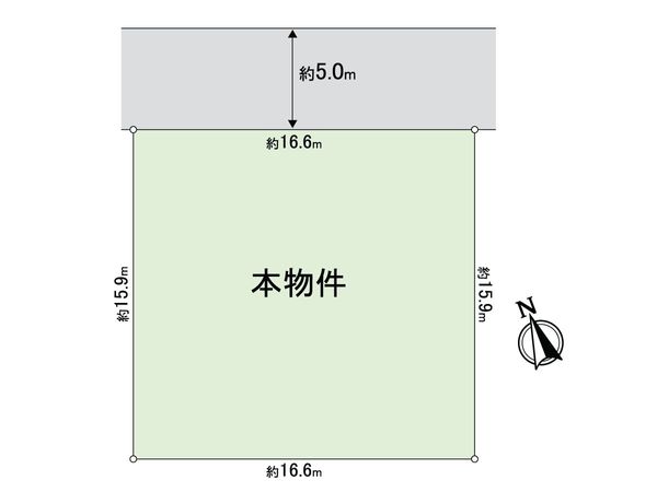 淀川区田川1丁目 土地 区画図 淀川区田川1丁目 土地 区画図