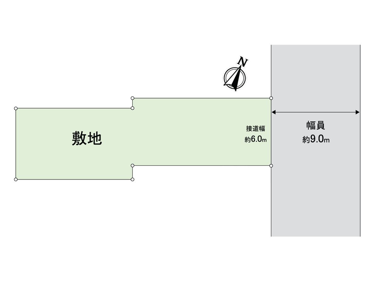 大阪市北区長柄西1丁目 区画図 区画図