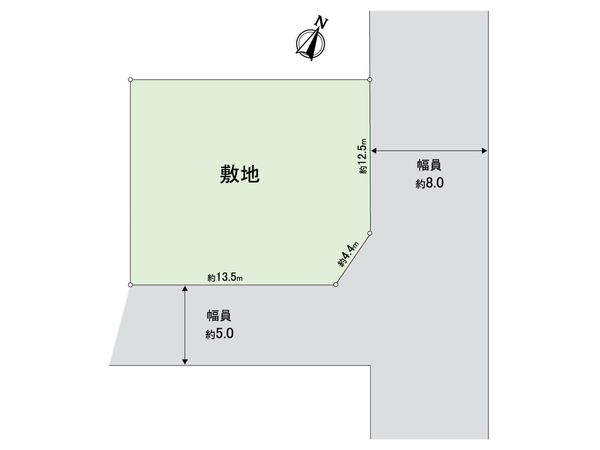 淀川区塚本6丁目土地 区画図