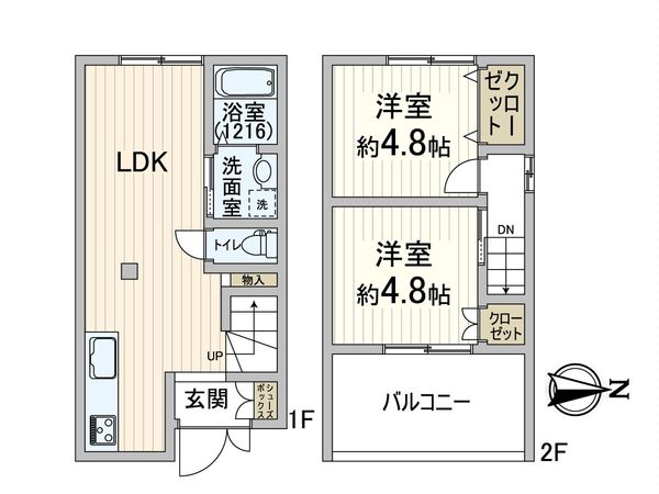 淀川区田川2丁目 間取図(平面図)