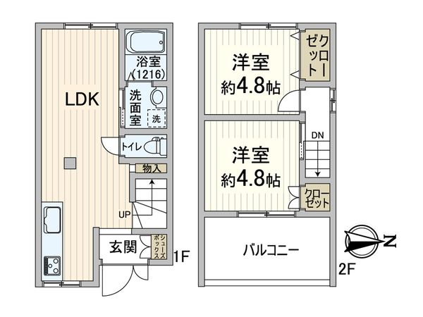 淀川区田川2丁目 間取図(平面図)