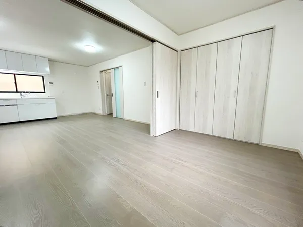 リビングと洋室はつなげて使用できます