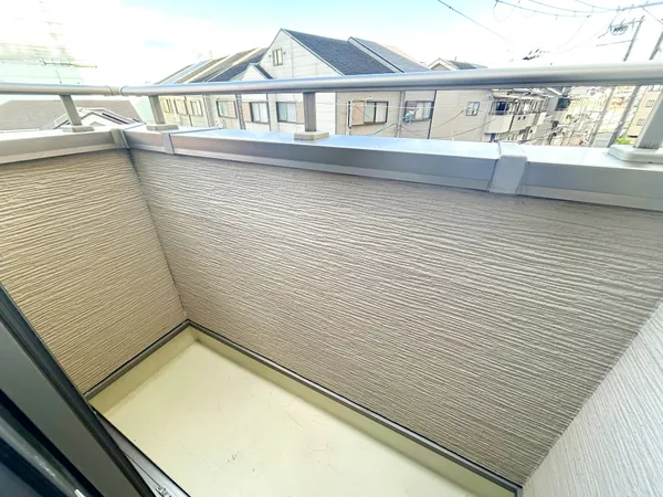 洋室約6.2帖のバルコニー