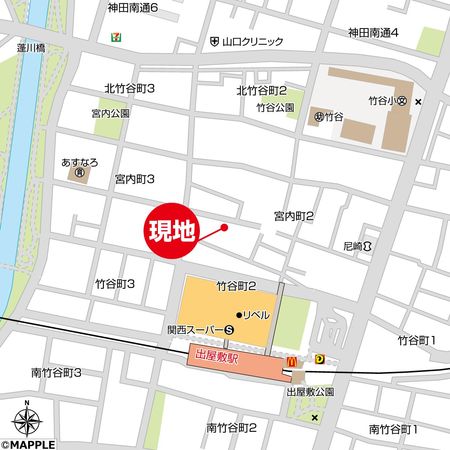 宮内町2丁目 新築戸建 地図 宮内町2丁目 新築戸建 地図