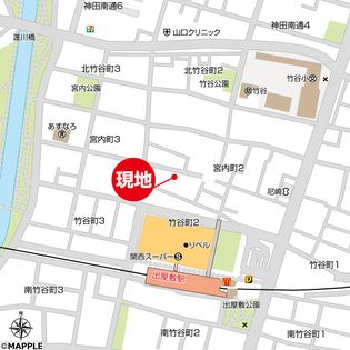 宮内町2丁目 新築戸建 地図