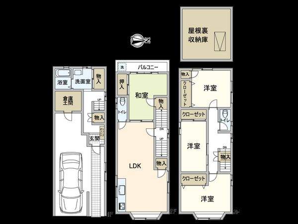 淀川区木川西4丁目 間取図(平面図) 淀川区木川西4丁目 間取図(平面図)