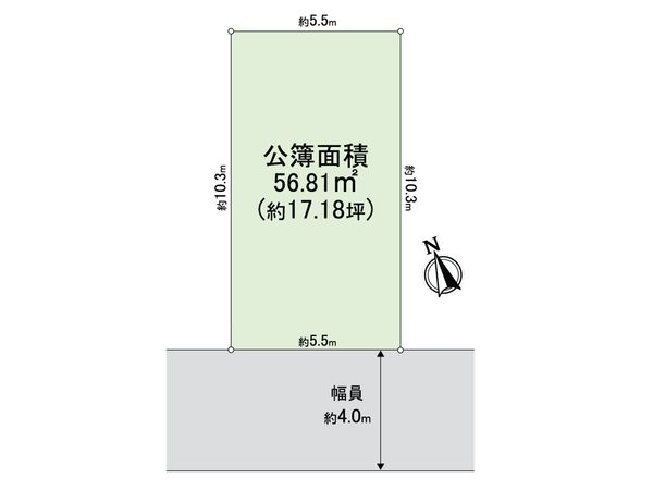 東淀川区豊里2丁目 区画図