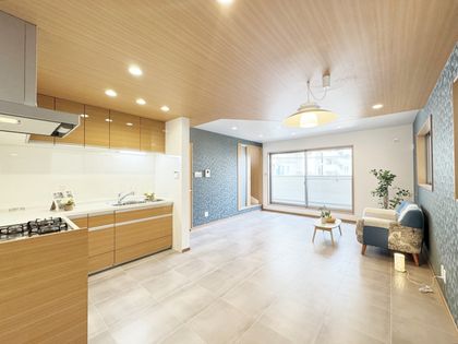 淀川区新高5丁目 戸建 リビング