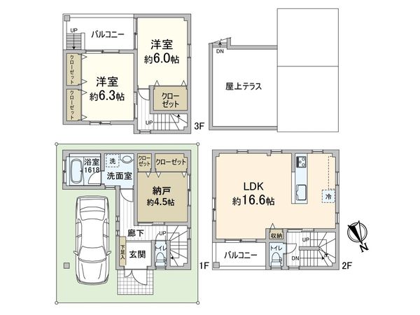 淀川区十三元今里2丁目 間取図(平面図) 淀川区十三元今里2丁目 間取図(平面図)
