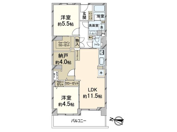 新北野第2コーポ 西棟 間取図(平面図) 新北野第2コーポ 西棟 間取図(平面図)
