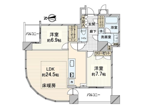ザ・梅田タワー 間取図(平面図) ザ・梅田タワー 間取図(平面図)