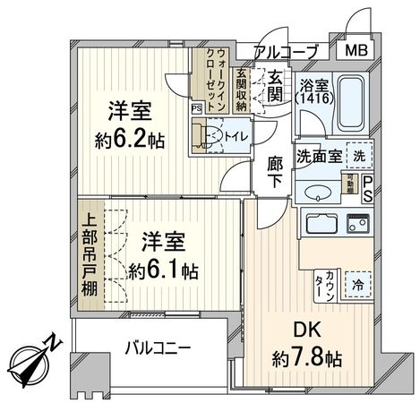 エステムプラザ梅田中崎町Ⅱ 間取図(平面図) エステムプラザ梅田中崎町Ⅱ 間取図(平面図)