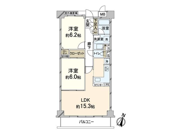 野中北パークハウス 間取図(平面図) 野中北パークハウス 間取図(平面図)