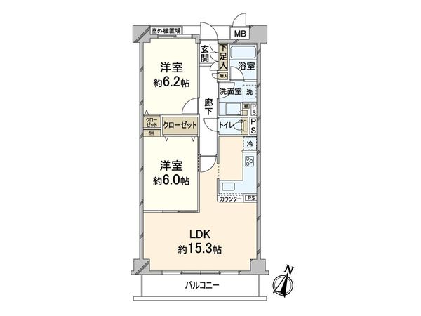 野中北パークハウス 間取図(平面図) 野中北パークハウス 間取図(平面図)
