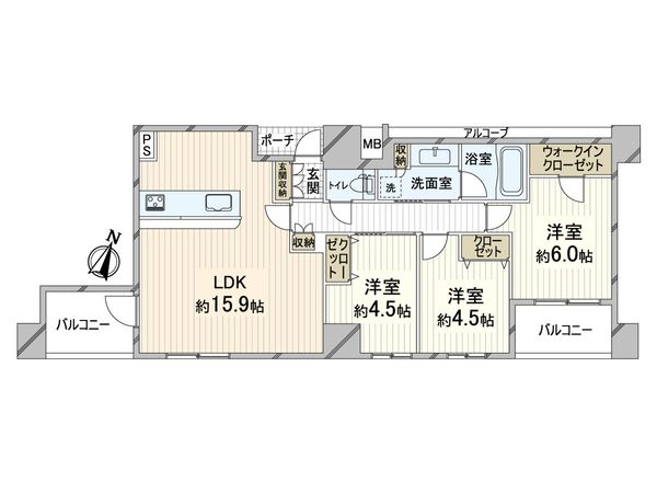 間取図(平面図)