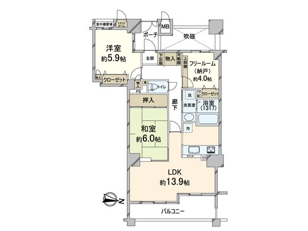 間取図(平面図)