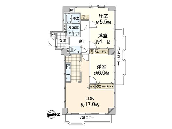 間取図(平面図)