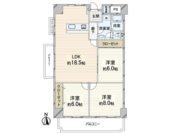 間取図(平面図)