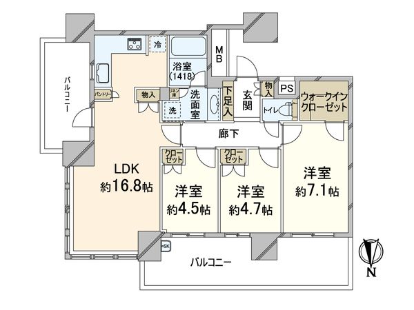 間取図(平面図)
