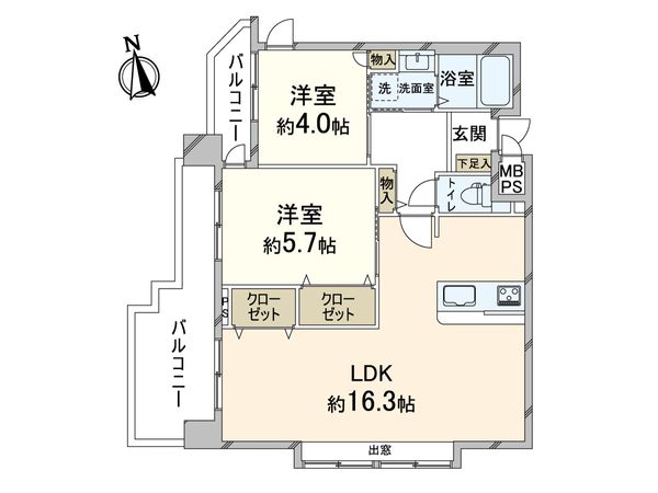 ノバカネイチ堂島Ⅱ番館 間取図(平面図) ノバカネイチ堂島Ⅱ番館 間取図(平面図)