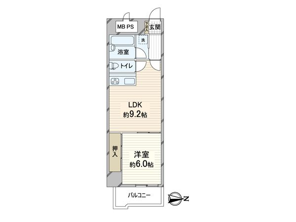 ネオハイツ新大阪 間取図(平面図) 間取図(平面図)