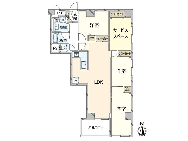 新大阪グランドハイツ2号棟 間取図(平面図) 新大阪グランドハイツ2号棟 間取図(平面図)