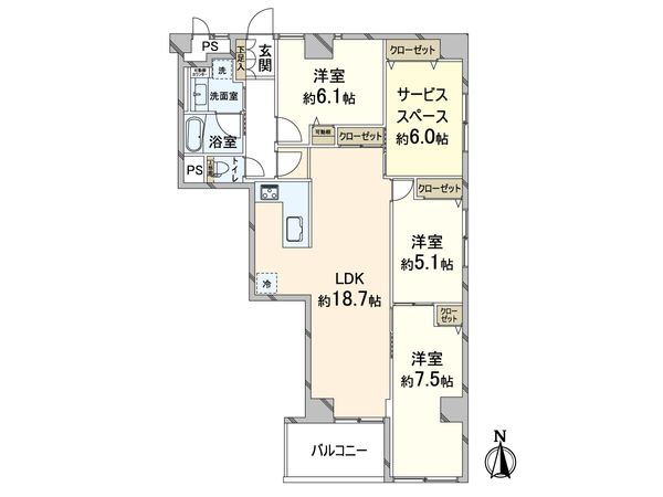 新大阪グランドハイツ2号棟 間取図(平面図) 新大阪グランドハイツ2号棟 間取図(平面図)