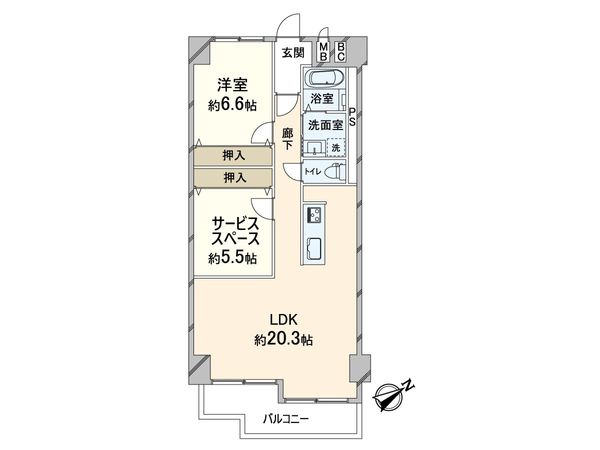 新北野第3コーポ 間取図(平面図) 新北野第3コーポ 間取図(平面図)
